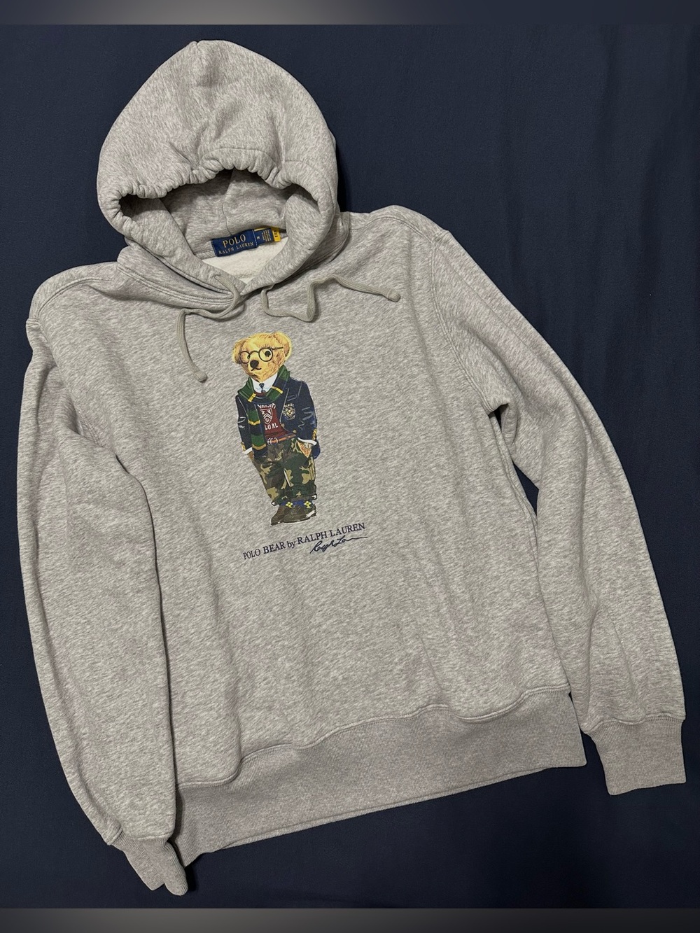 Men’s Polo Ralph Lauren Hoodie - Gray - Size Medium
